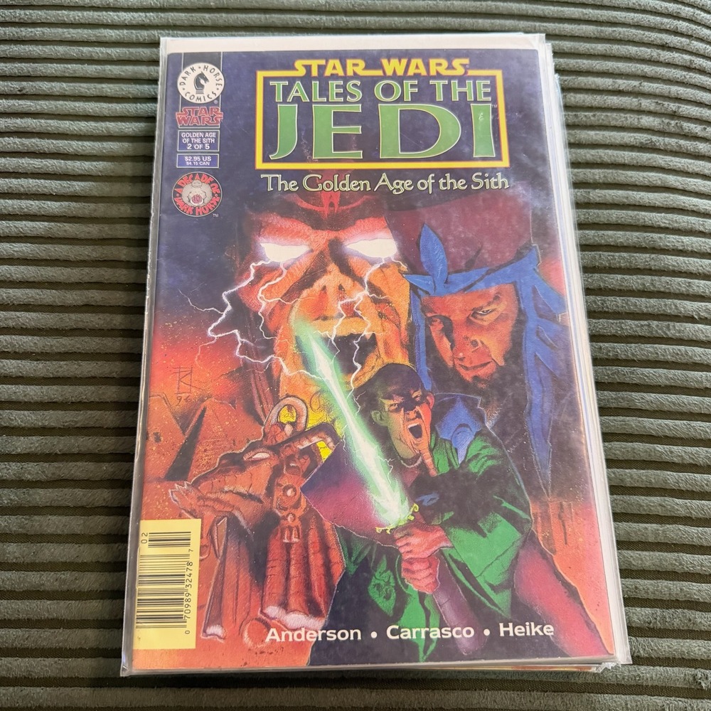 Dark Horse Star Wars Tales of the Jedi Golden Age of the Sith 2 1996 Comic Book